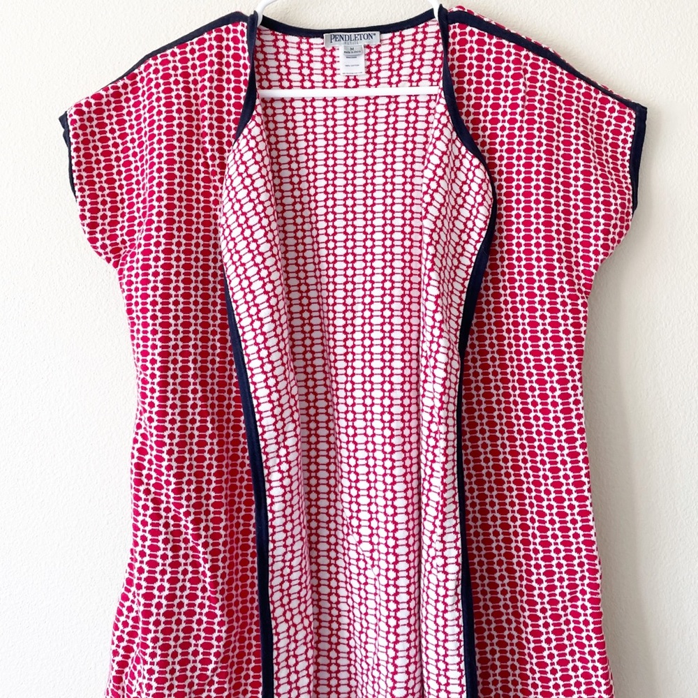 Pendleton Cotton Open Cardigan - image 4